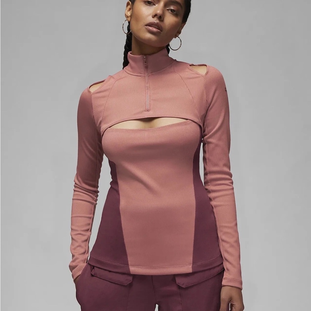 Nike Jordan 23 Engineered Women's 1/4-Zip Long-Sleeve Top Size M Tight
Fit NWT